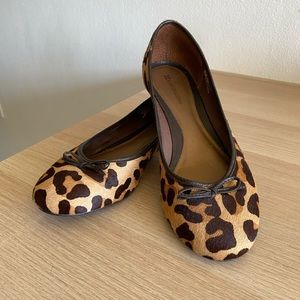 Naturalizer Leopard Calf Hair Flats
